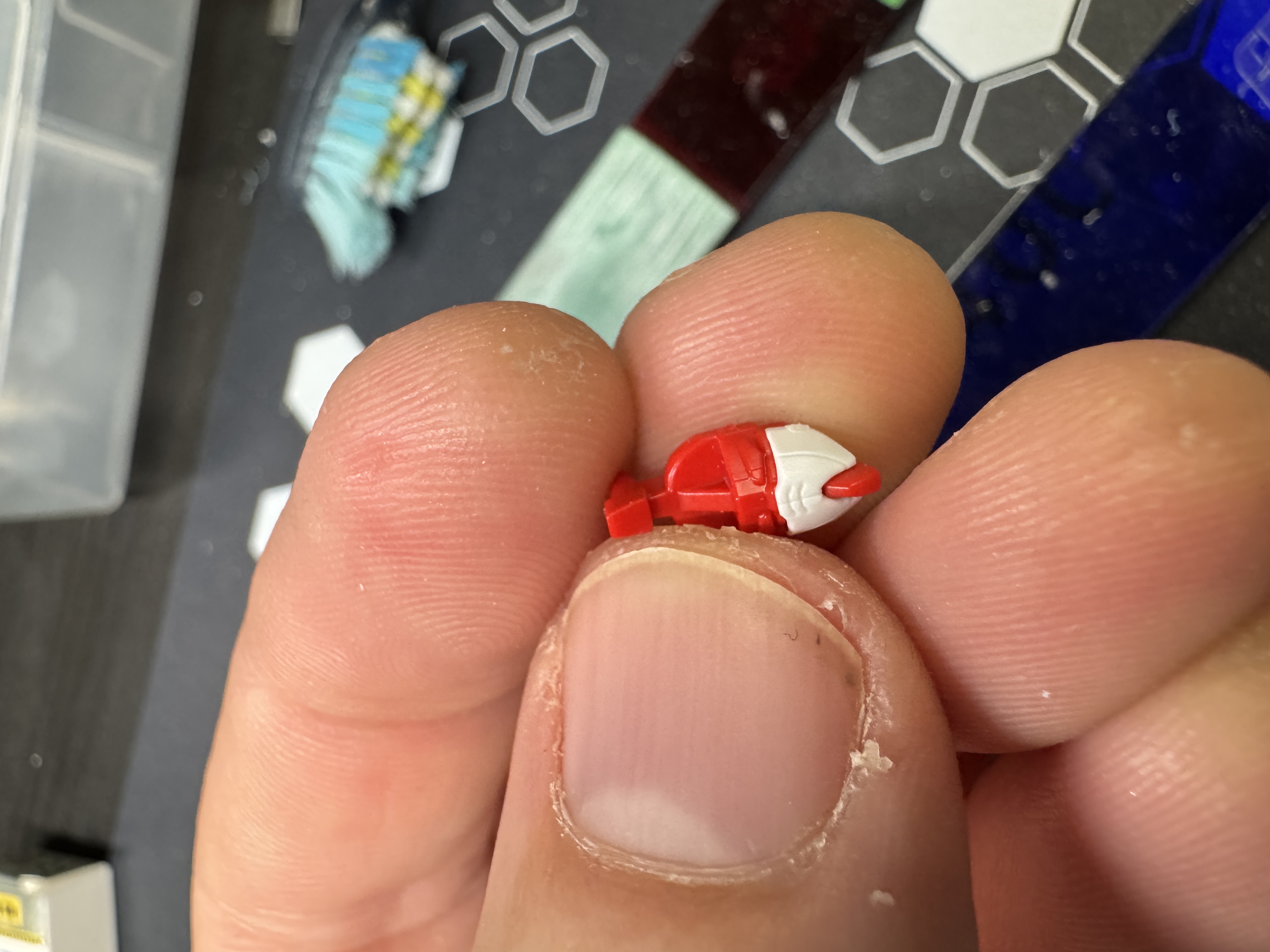 HG face pieces are so small