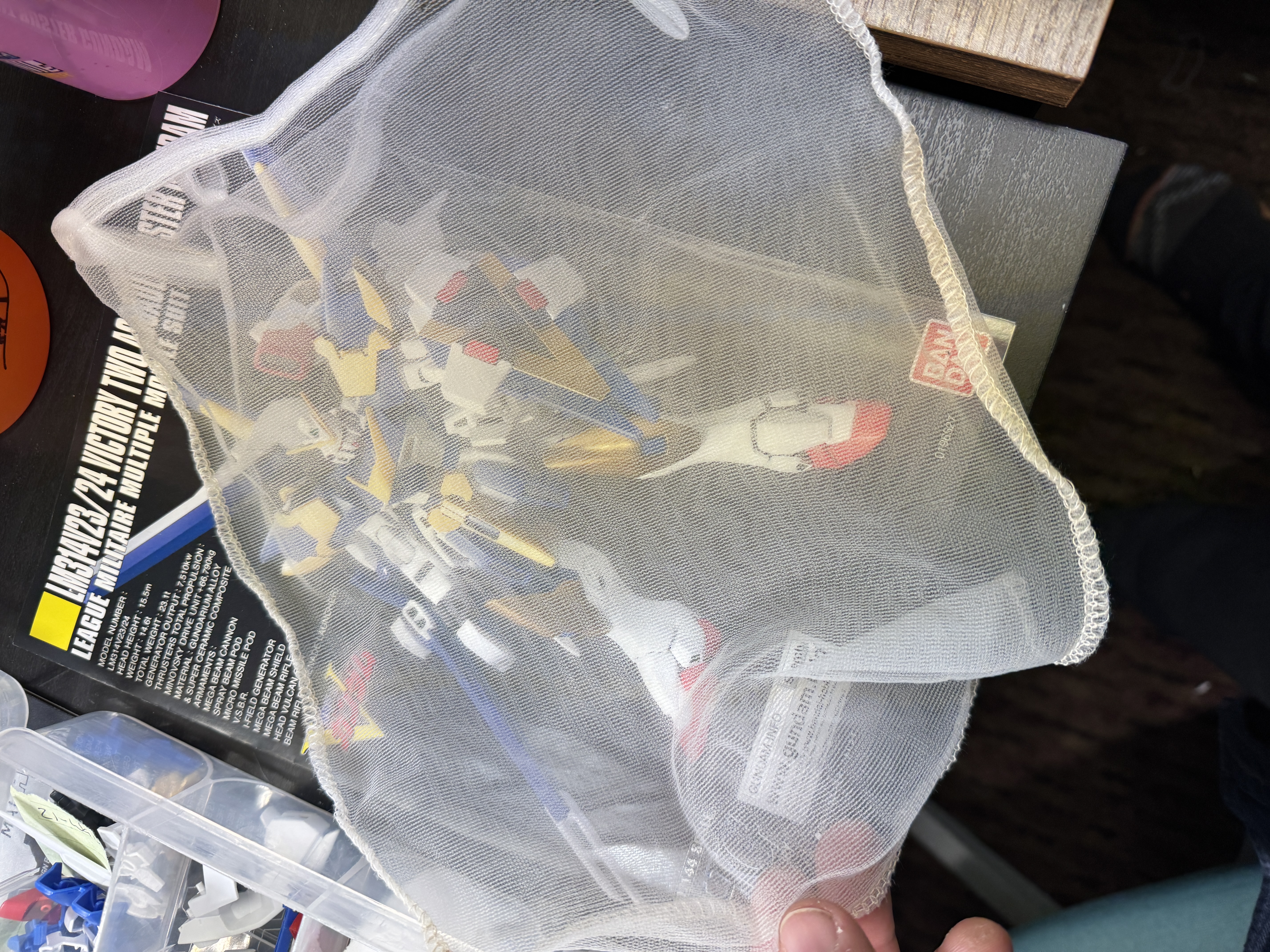 Nut milk bag from the kitchen