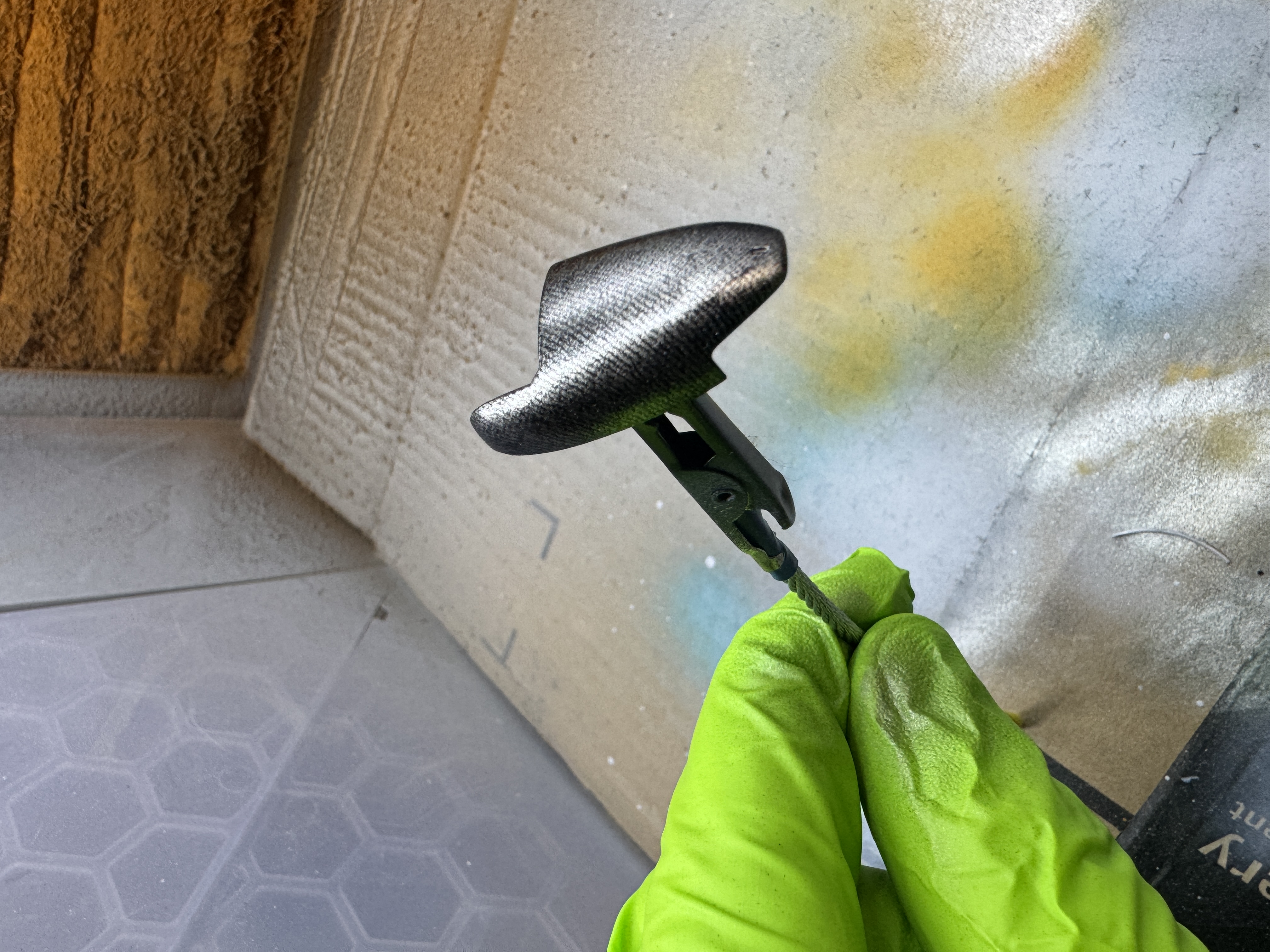 Pantyhose stencil carbon fiber technique