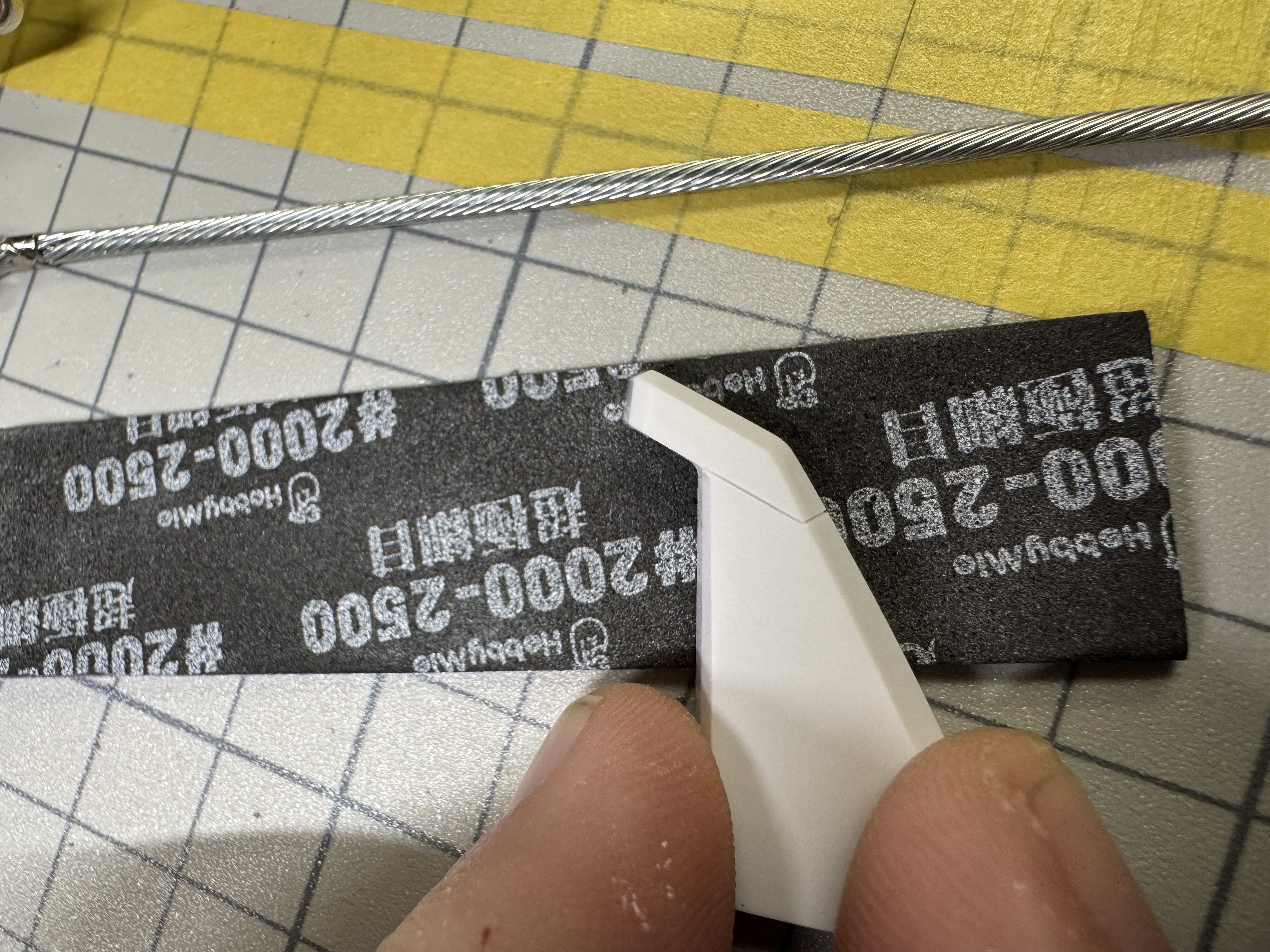 F91 scribed panel line detail