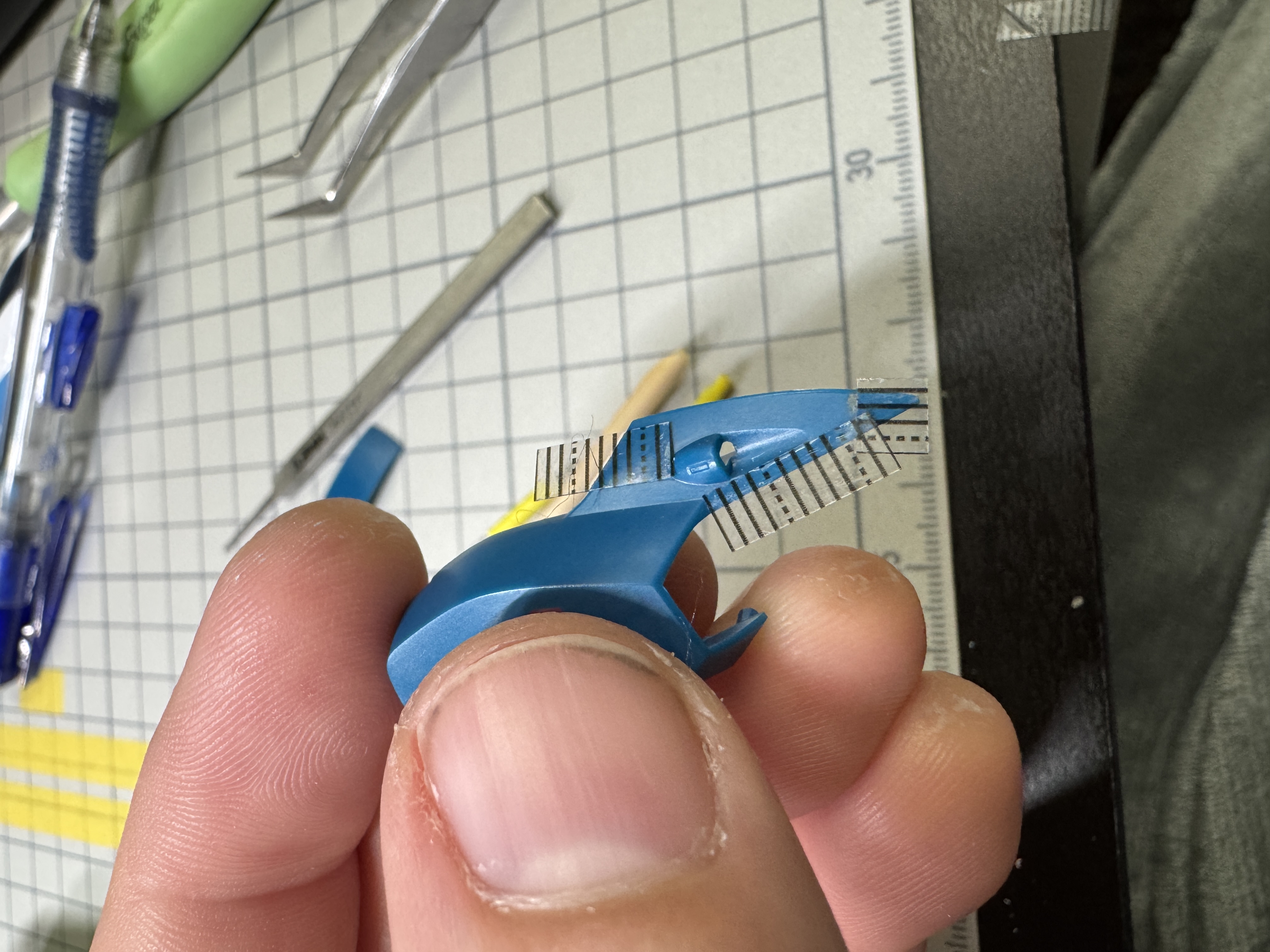 Scribing tape - very helpful