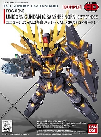 Unicorn Gundam 02 Banshee SD box art