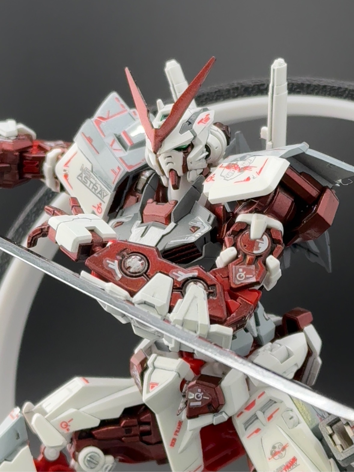 RG Astray Red Frame with custom LED stand